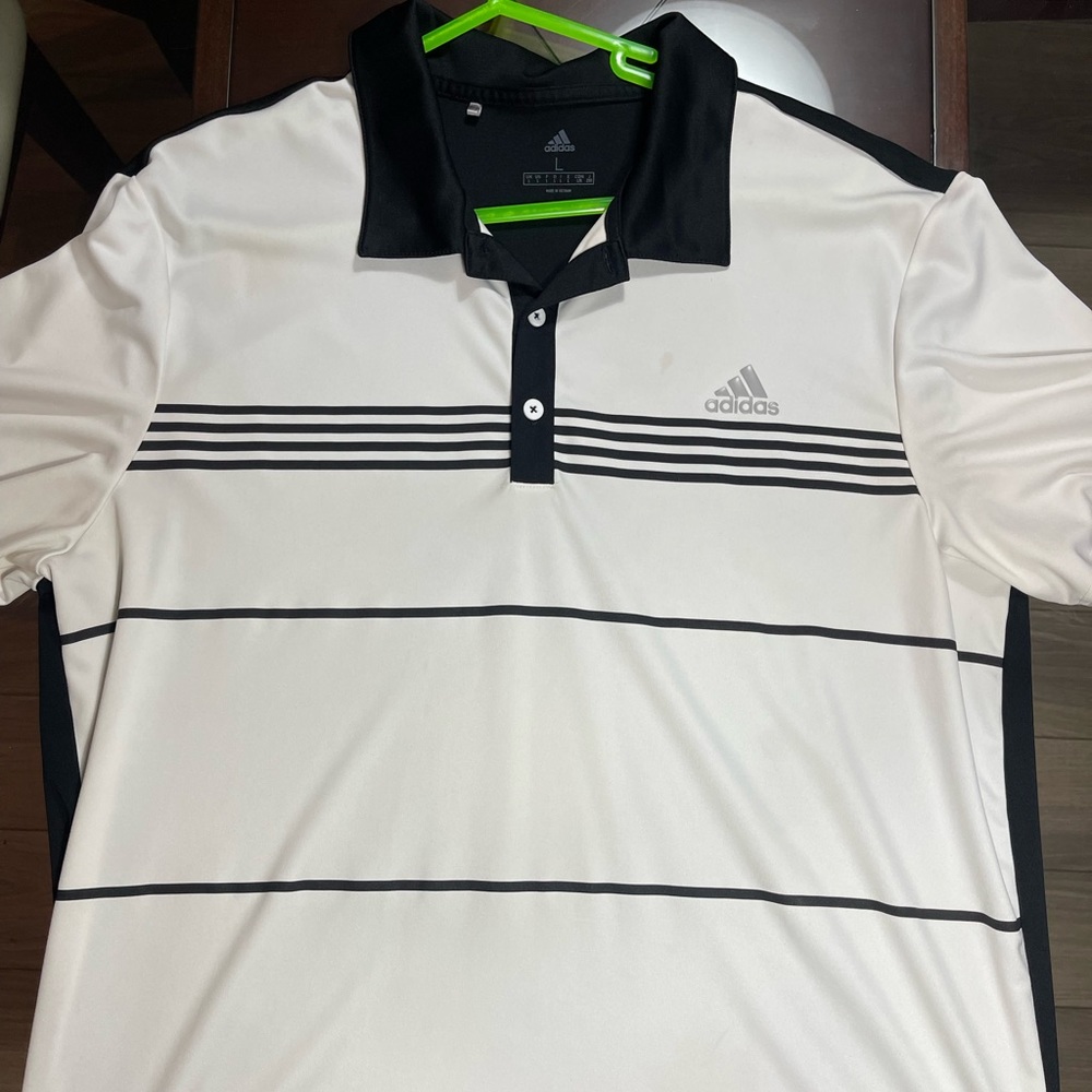 Adidas golf polo size large
